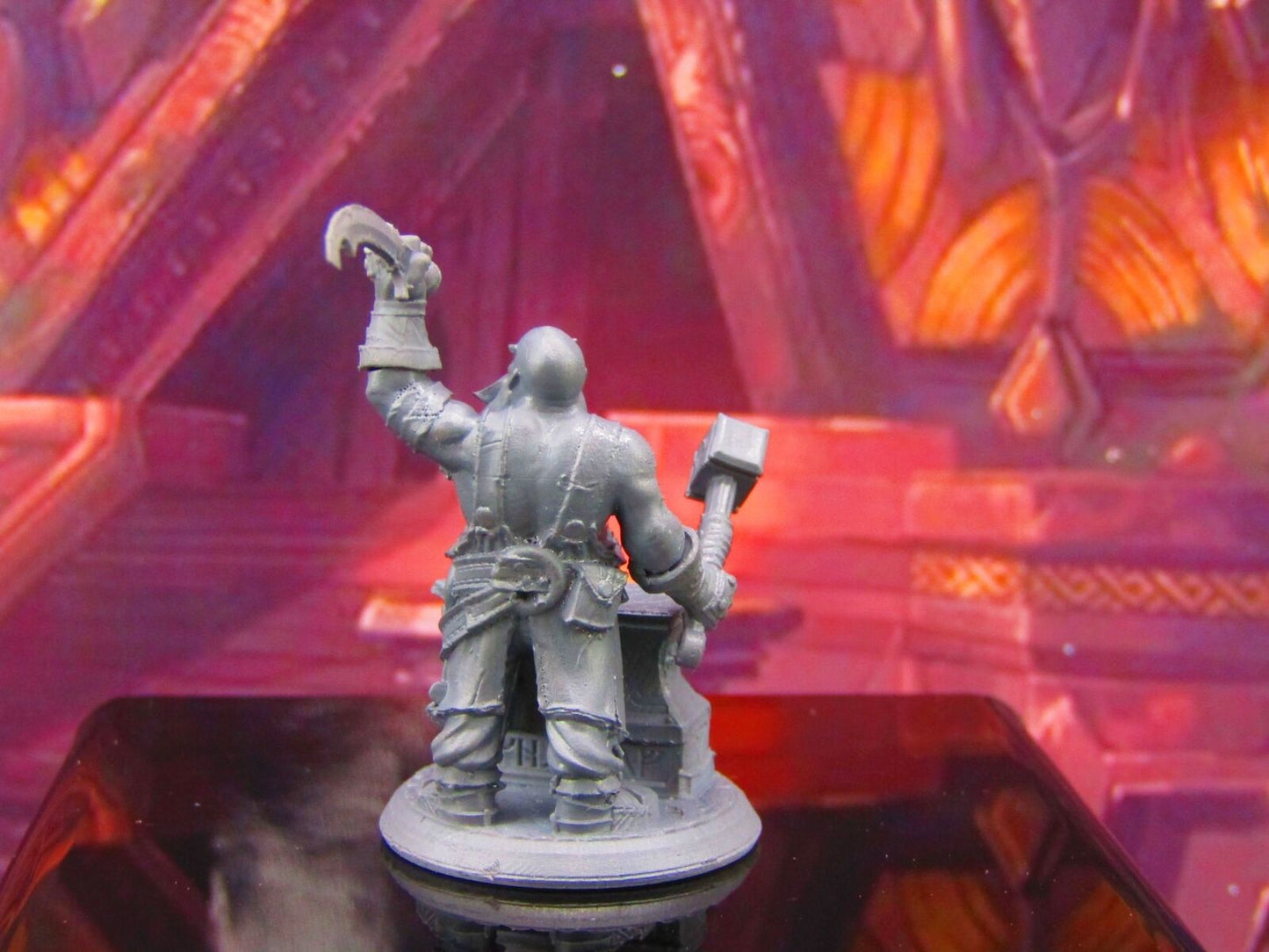 Jakir Redsword Legendary Dwarven Blacksmith Mini Miniature Model Character