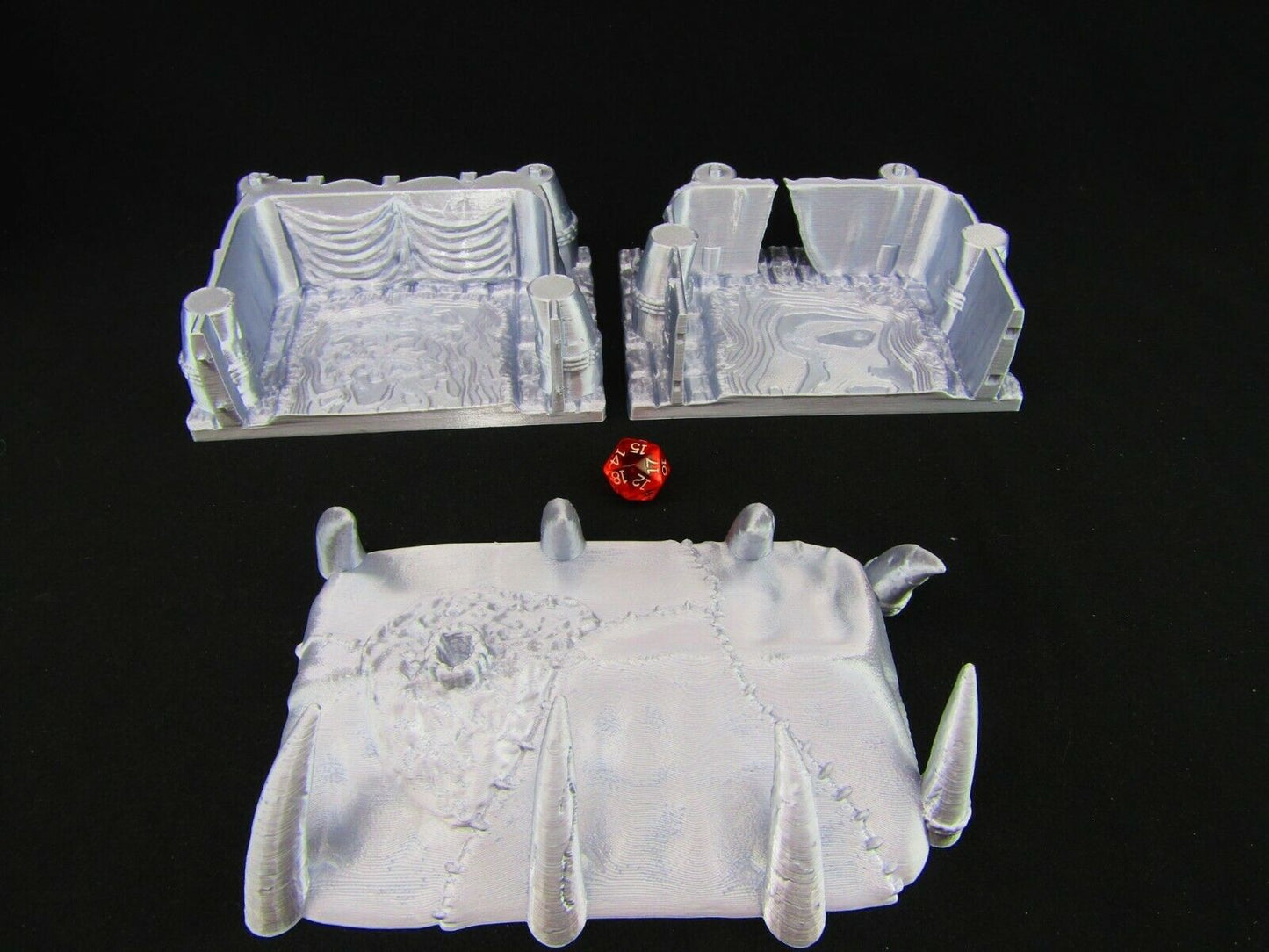 Large Barbarian Gathering Hall Tent Scatter Terrain Scenery 3D Printed Mini