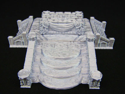 Holy Altar & Dais Scatter Terrain Scenery 3D Printed Mini Miniature Model