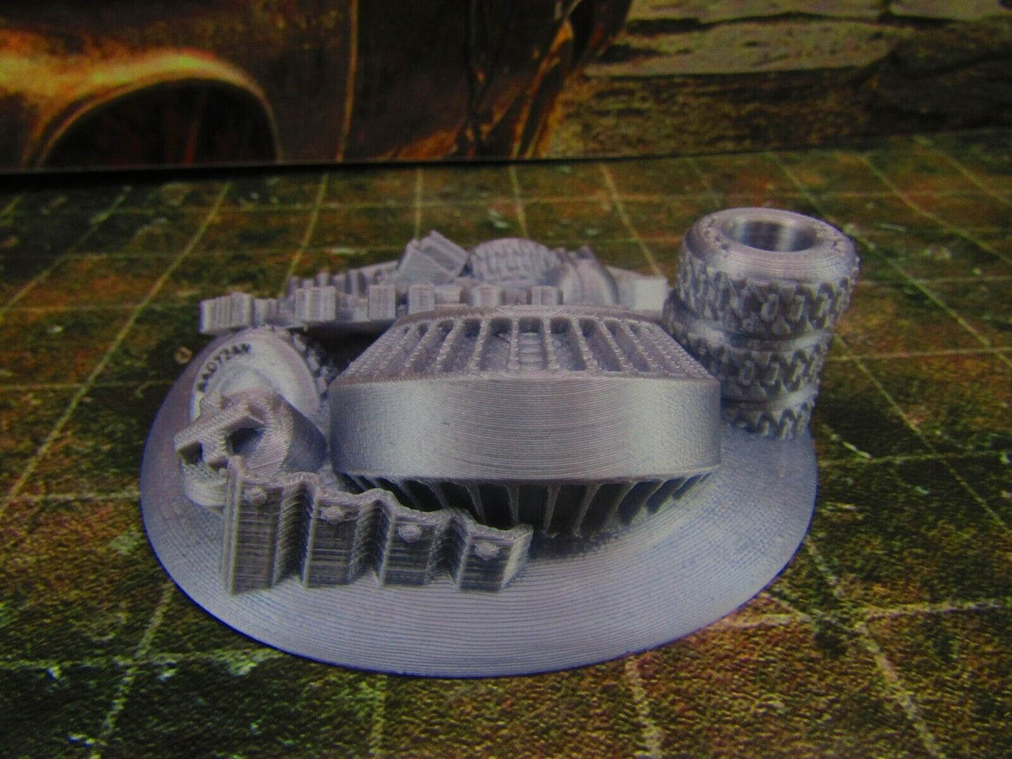 Rocket Park Dilapidated Amusement Park Sign Scatter Terrain Scenery Wasteland