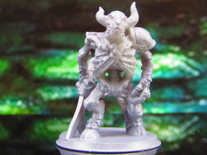 Undead Skeleton Minotaur B Mini Miniature Model Character Figure 28mm/32mm Scale