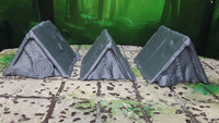 
              3 Piece Set Camping Tents Scatter Terrain Miniature Dungeons & Dragons 28mm
            