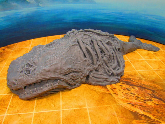 Beached Dead Whale Carcass Corpse Scatter Terrain Scenery 3D Printed Model