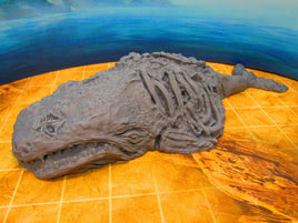 Beached Dead Whale Carcass Corpse Scatter Terrain Scenery 3D Printed Model