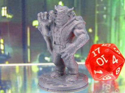 Alien Nightclub Bouncer Security Guard Mini Miniature Figure 3D Printed Model