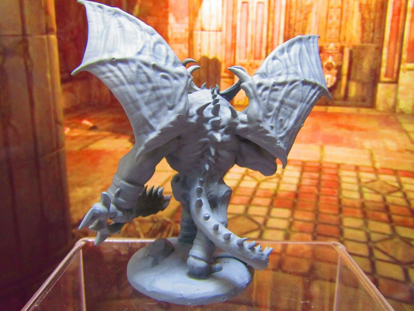 Hell Spawn Demon Winged Beast Horror Monster Mini Miniature 3D Printed Model