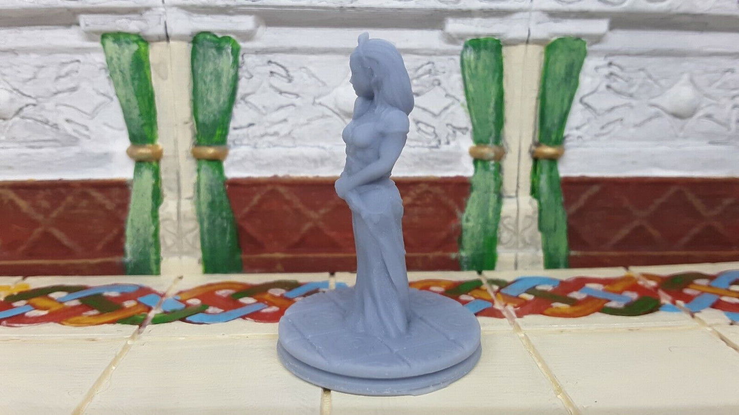 Human Princess Mini Miniature Figure Tabletop Gaming 28-32MM Resin 3D Printed