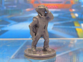 Human Space Cowboy Sheriff Deputy "Montana" Mini Miniature 3D Printed Model