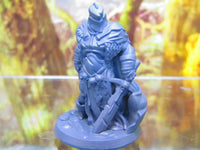 
              Death Knight in Armor Mini Miniature Figure 3D Printed Model 28/32mm Scale
            