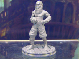 Human Pirate Crewman Canon Baller Mini Miniature Figure 3D Printed Model 28/32mm