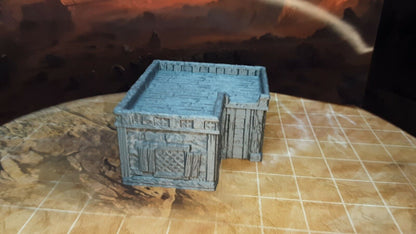 Small Arabian Desert House Removable Roof House Scatter Terrain Tabletop Scenery