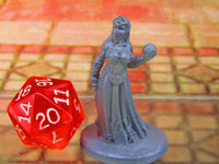 
              Dark Elf Cleric Female w/ Flail & Spell Mini Miniature Figure 3D Printed Model
            