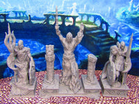 
              Atlantis Deep Sea Warrior Atlantean Statues Scenery Scatter Terrain Props
            