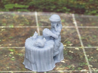 
              Gypsy Fortune Teller Mini Miniatures 3D Printed Model 28/32mm Scale RPG
            