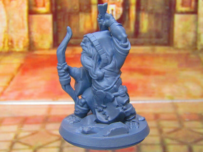 Goblin Archer Fighter Soldier Bow Arrow Mini Miniature Figure 3D Printed Model