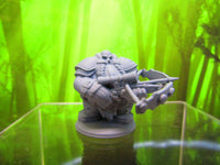 
              Dwarven Fighter Archer with Crossbow with Scope Mini Miniature 3D Printed Model
            