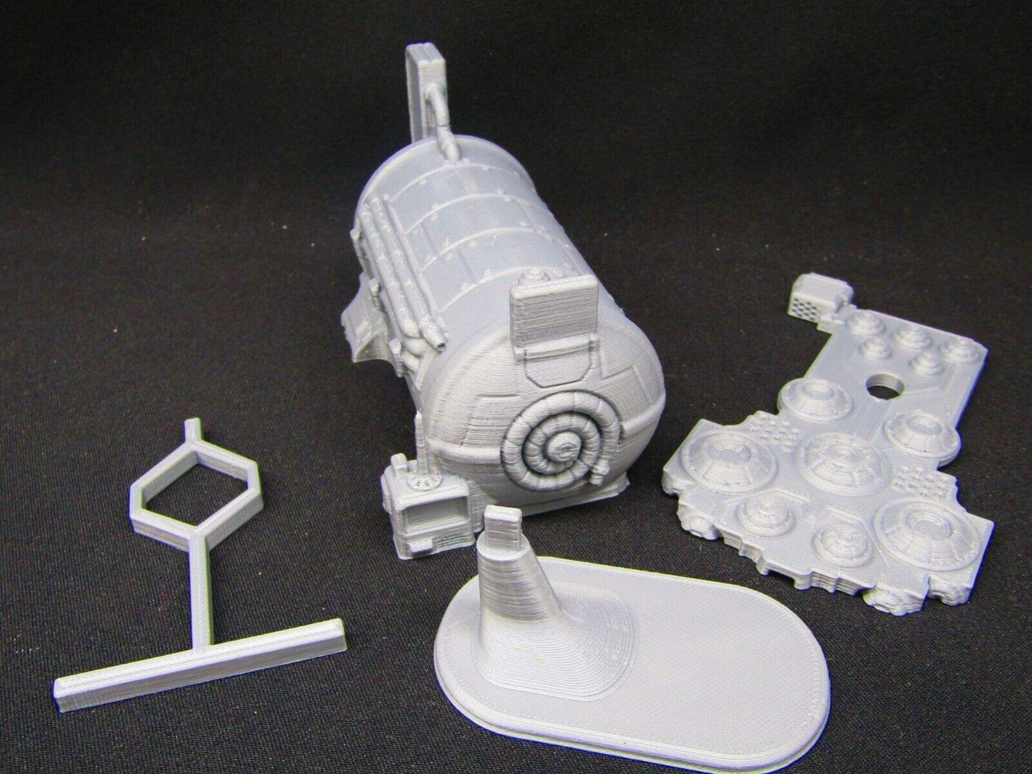 Hover Tanker Space Vehicle Car Scenery Scatter Terrain 3D Printed Model 28/32mm