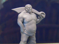 
              Fat Human Pirate Crewman w/ Cutlass Mini Miniature Figure 3D Printed Model
            