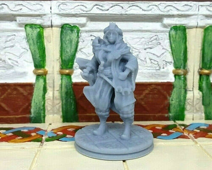 Female Hero Arabian Fighter Warrior Mini Miniature Figure 28-32MM