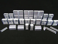 
              26pc Library Book Shelves, Cabinets, Counters & Ladders Scatter Terrain Scenery
            