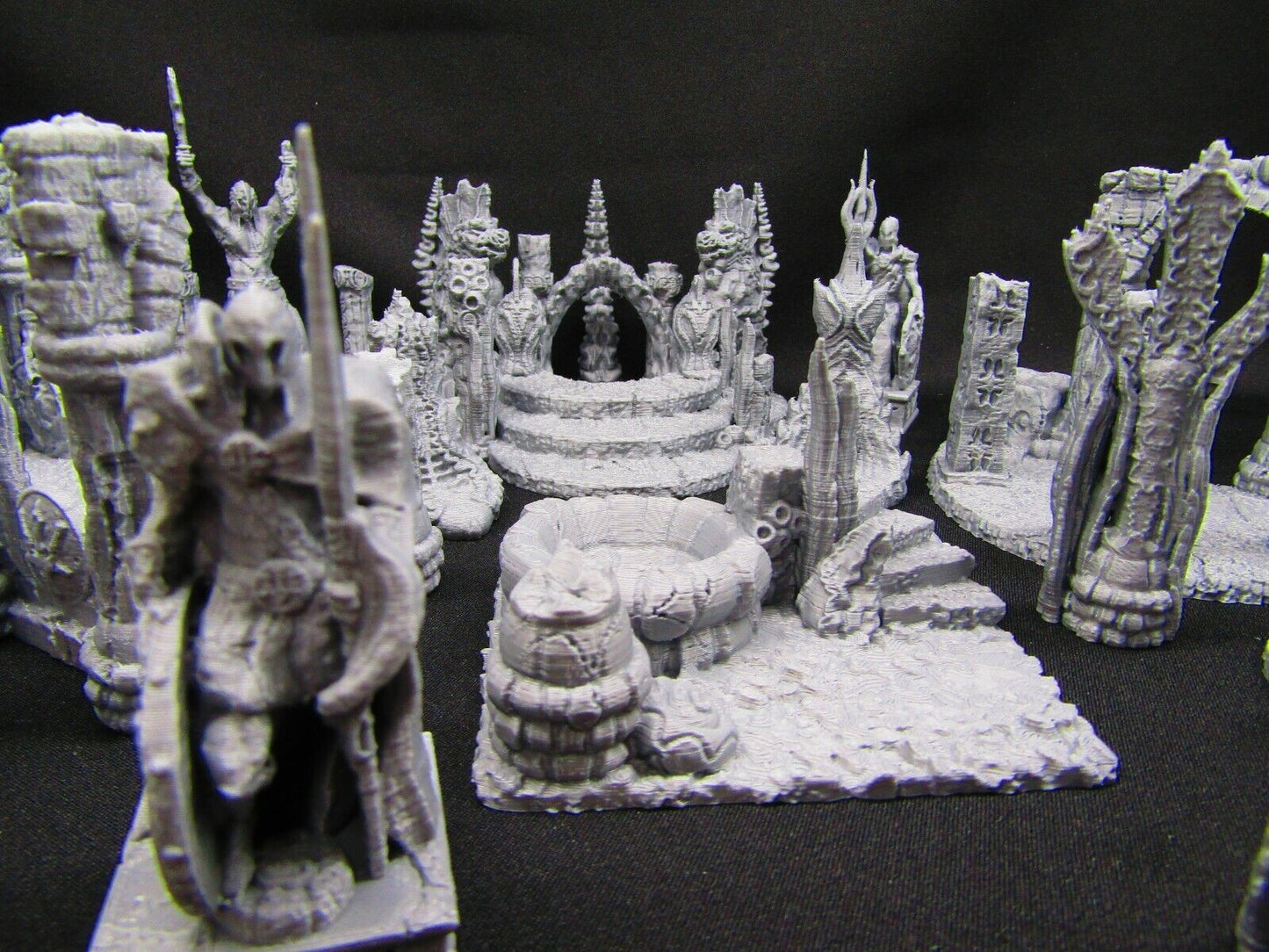 13pc Atlantis Merfolk Underwater Deep Sea City Scenery Scatter Terrain Props