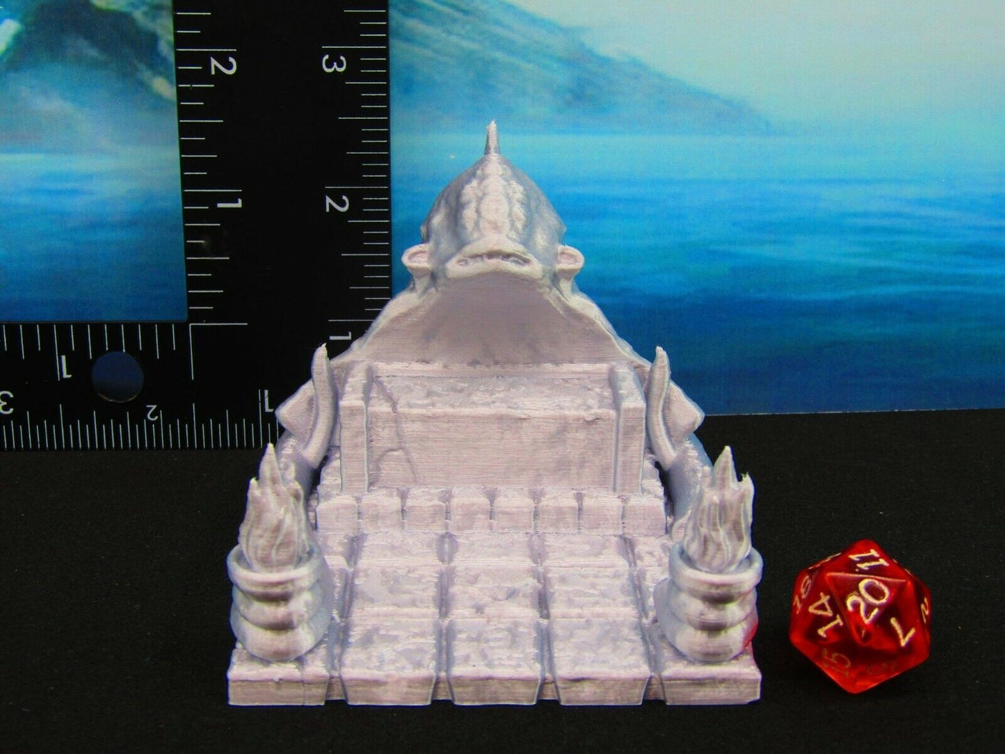 Kraken Cthulhu Seaside Summoning Shrine Scatter Terrain Scenery 3D Printed