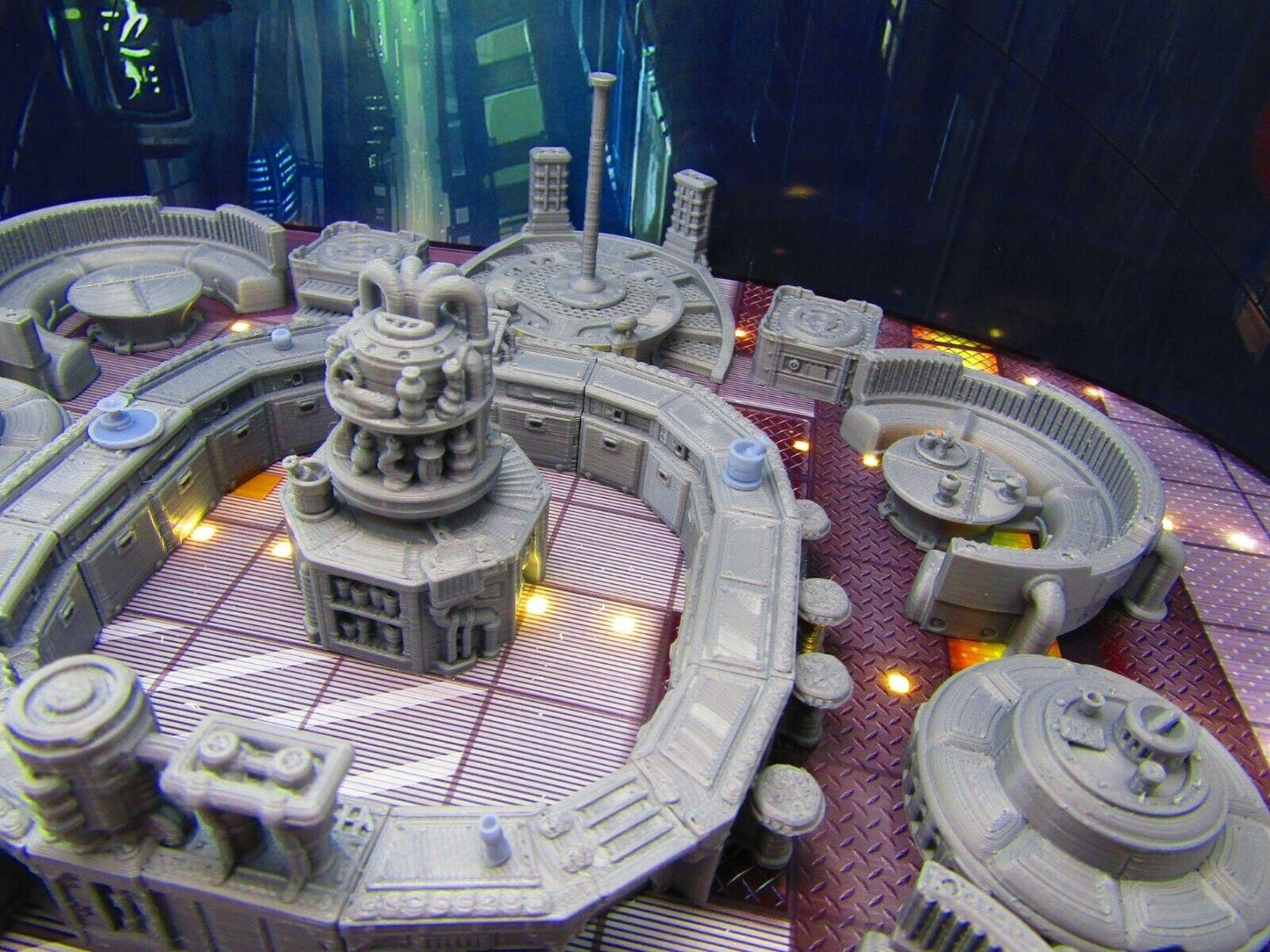 36pc Sci Fi Modular Bar Night Club Scenery Terrain Set 3D Printed Model 28/32mm
