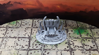 Boneyard Skull Bone Throne 28mm Scale Dungeons & Dragons Scatter Terrain