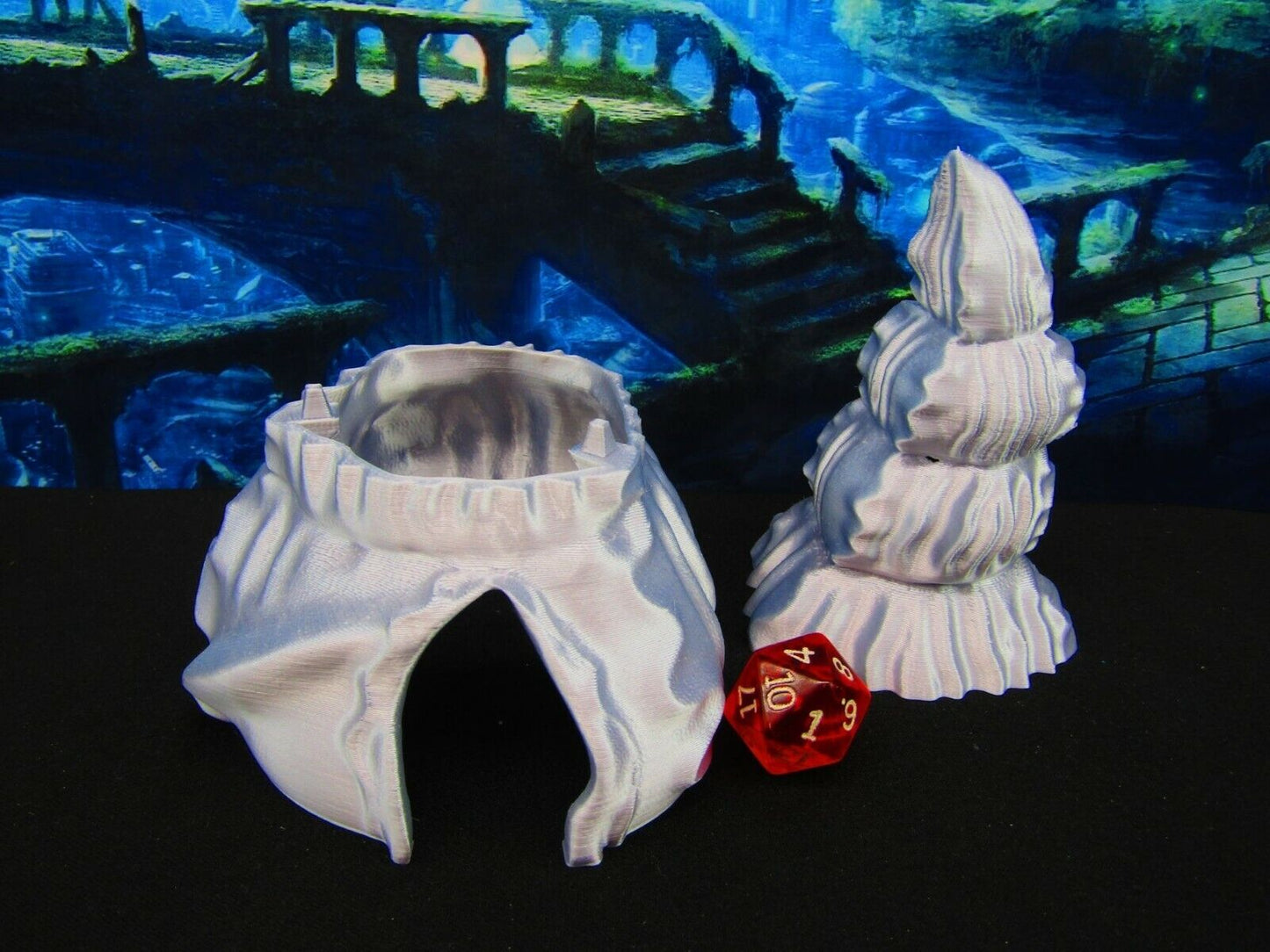 Sea Shell House D Scatter Terrain Scenery 3D Printed Mini Miniature Model