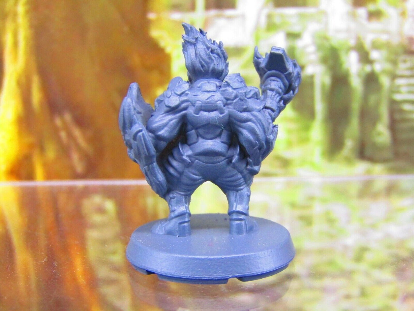 Male Azer Elemental Mini Miniatures 3D Printed Resin Model Figure 28/32mm Scale