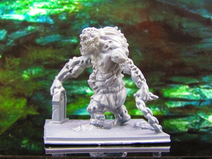Flesh Golem Grave Walker Zombie Monster Mini Miniature Model Character Figure