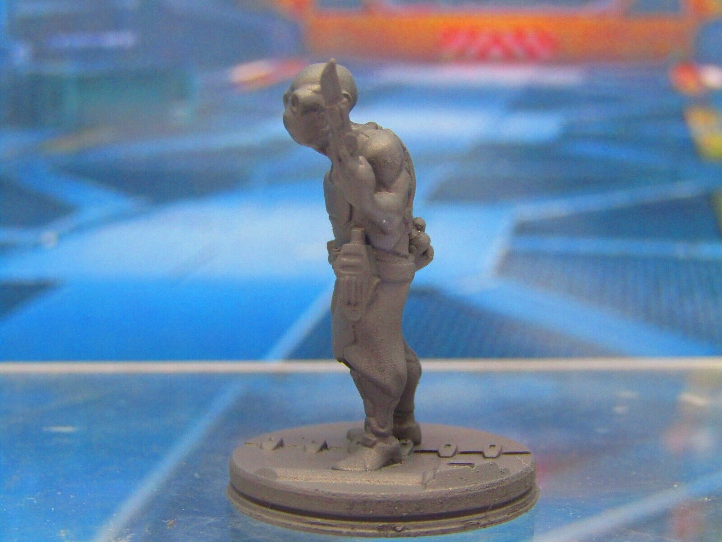 Cyber Punk Post Apocalypse Dystopian Cyber Doctor Mini Miniature 3D Printed
