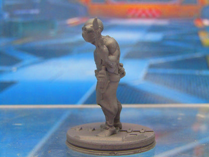 Cyber Punk Post Apocalypse Dystopian Cyber Doctor Mini Miniature 3D Printed