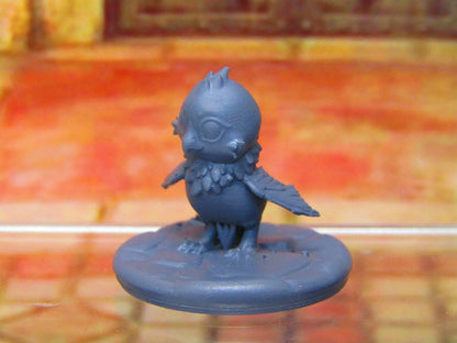 Baby Cockatrice Bird Monster Companion Mini Miniatures 3D Printed Model 28/32mm