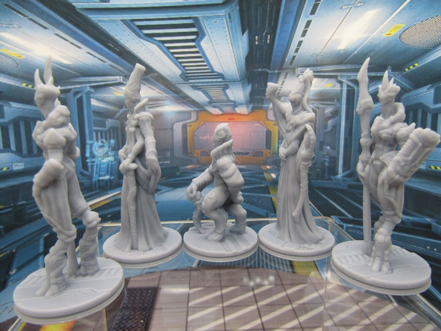 Galactic Council Members Mini Miniature Scatter Terrain Scenery 3D Printed Model