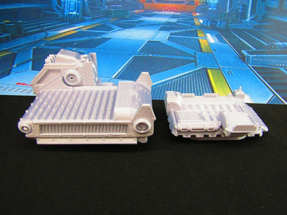 Hover Mover & Crusher Mining Construction Equipment Scenery Scatter Terrain 3D