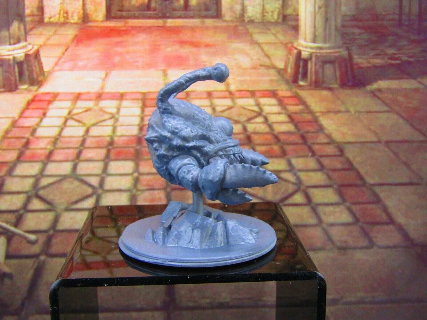 Deep Eye Caved Claw Monster W/ Base Mini Miniature Model Character Figure