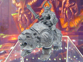 Dwarven Queen Battle Ready on War Bear Mini Miniature Figure 3D Printed Model