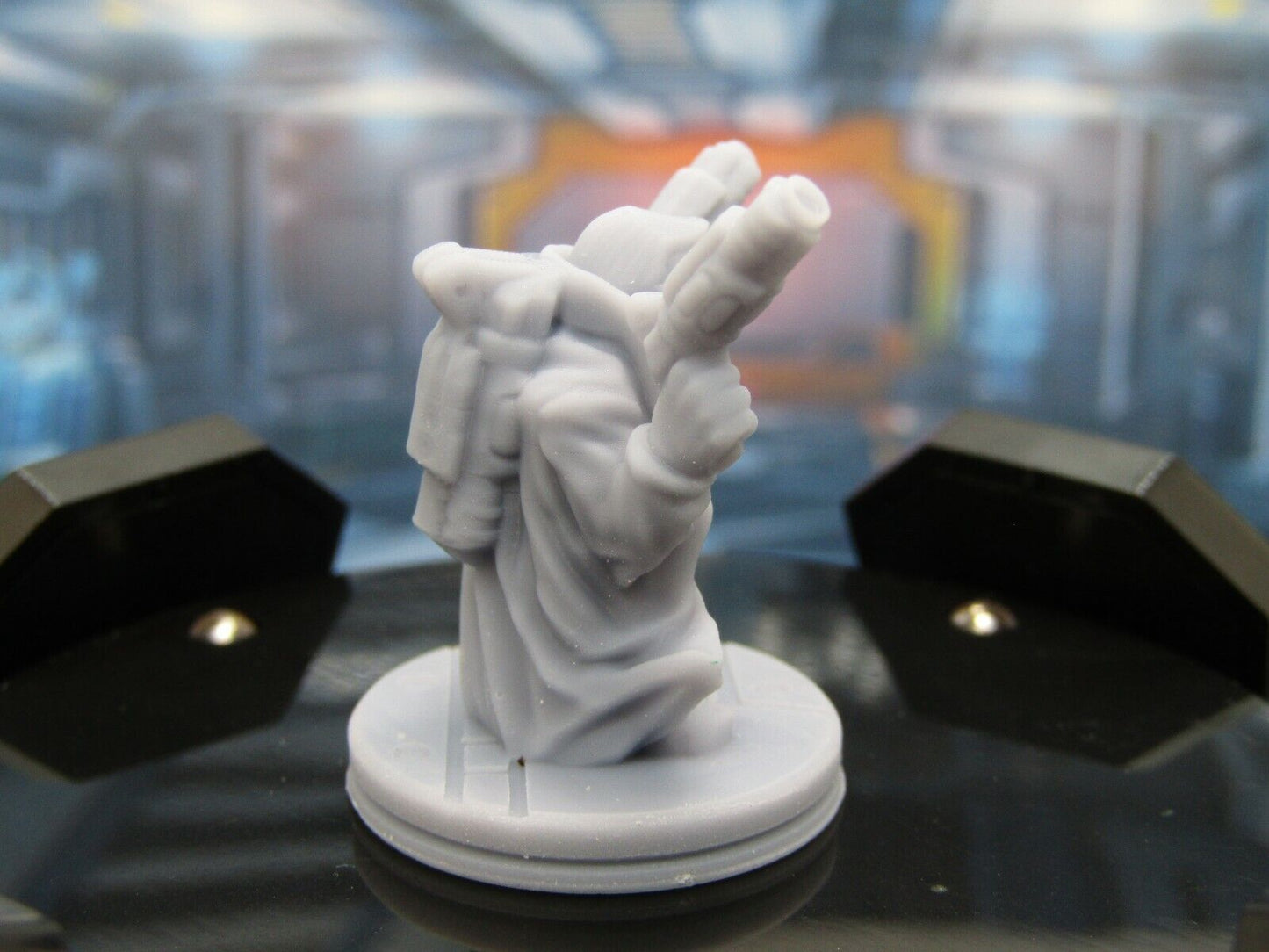 Dwarven Gunslinger Gunner Mini Miniature Scatter Terrain Scenery 3D Printed Mode