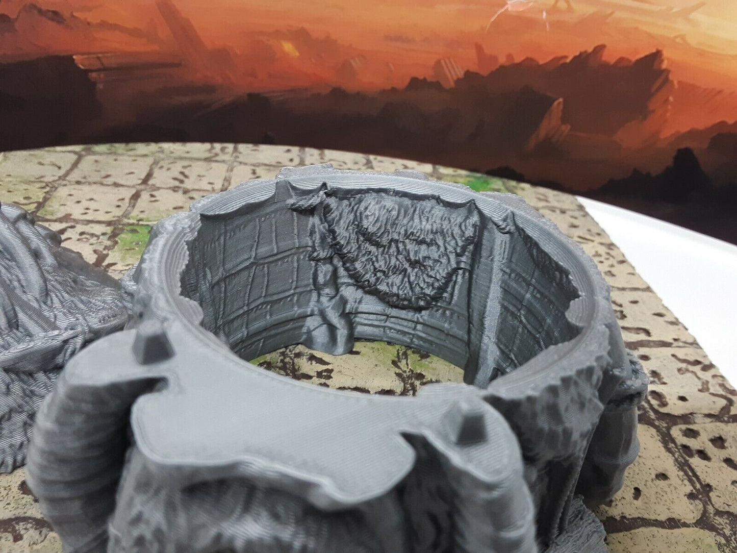 Hunter's Tribal Skull Hut Scenery Terrain Miniature Model Dungeons & Dragons D&D