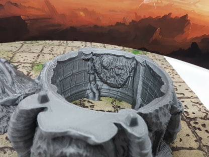 Hunter's Tribal Skull Hut Scenery Terrain Miniature Model Dungeons & Dragons D&D