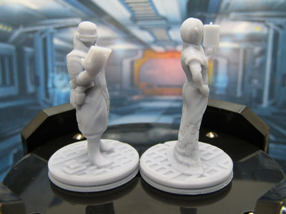 Syndicate Agents Pair Mini Miniature Scatter Terrain Scenery 3D Printed Model 28