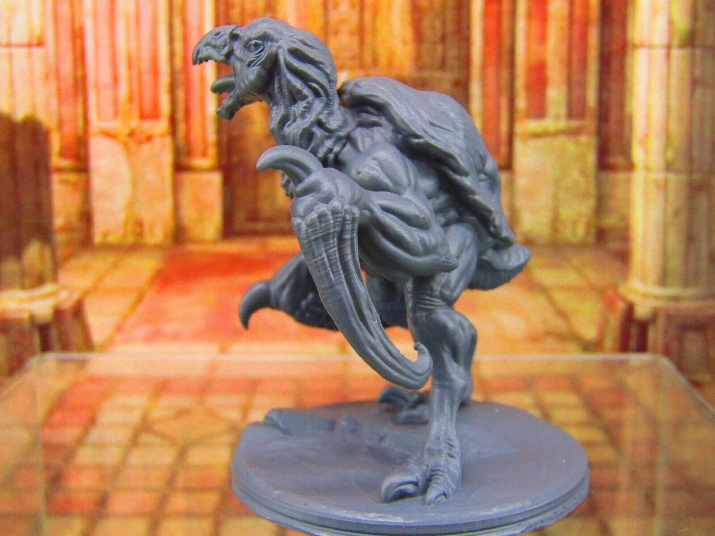 Hook Horror Vulture Beak Hacker Monster Mini Miniature Figure 3D Printed Model