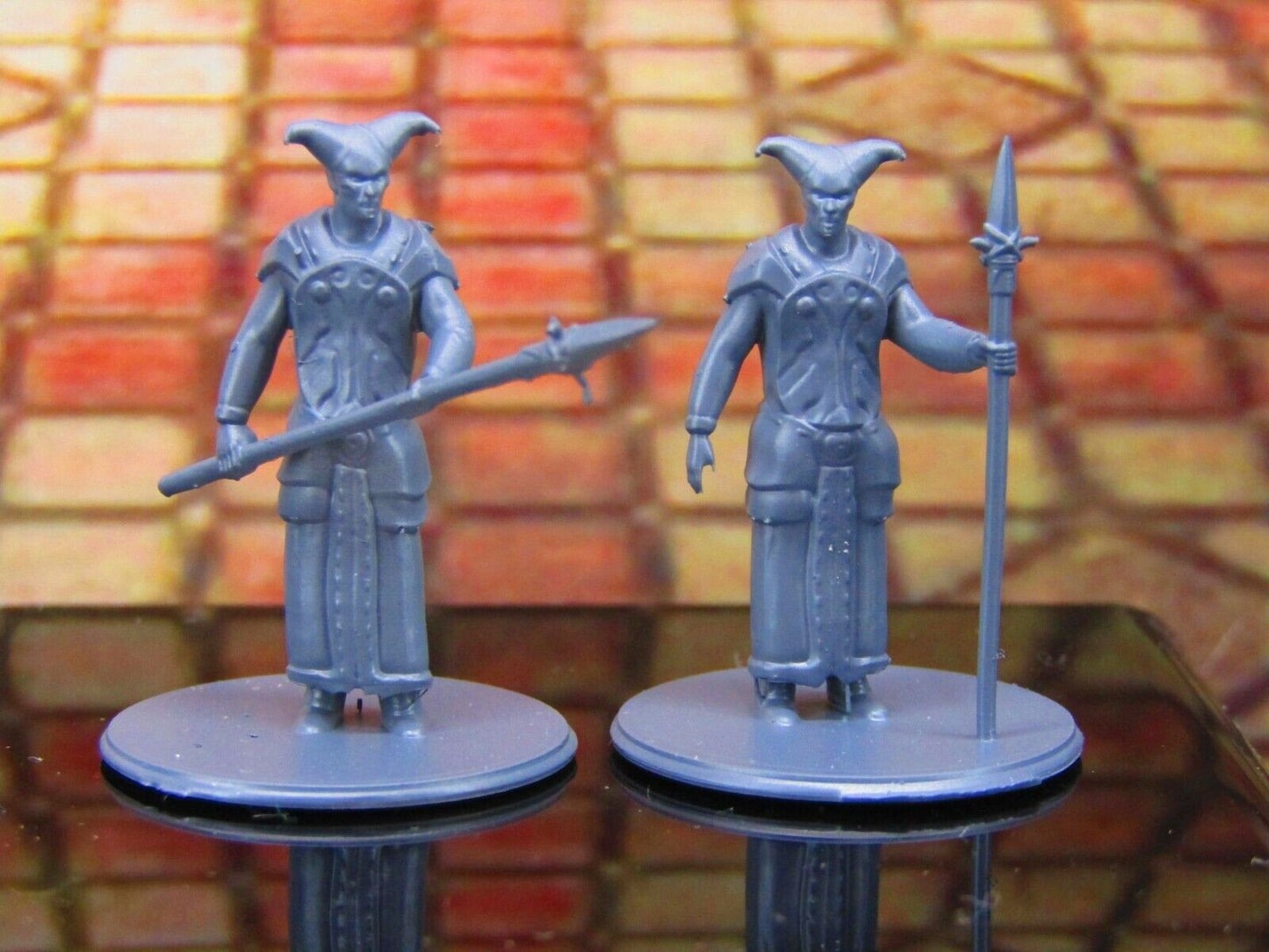 Devout Masked Demonic Cultist Guard Pair Mini Miniature Model Character Figure