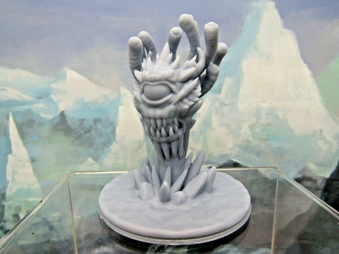 Eye of Frost Beholder Eye Monster Miniatures Mini Figure Dungeons & Dragons D&D