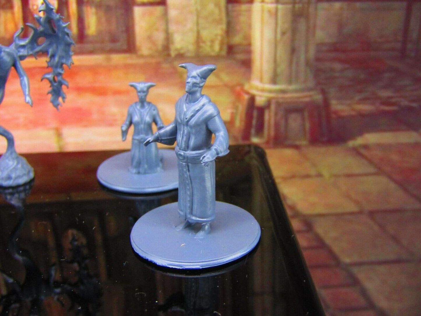 5pc Devout Masked Demonic Cultist Set Mini Miniature Model Character Figure