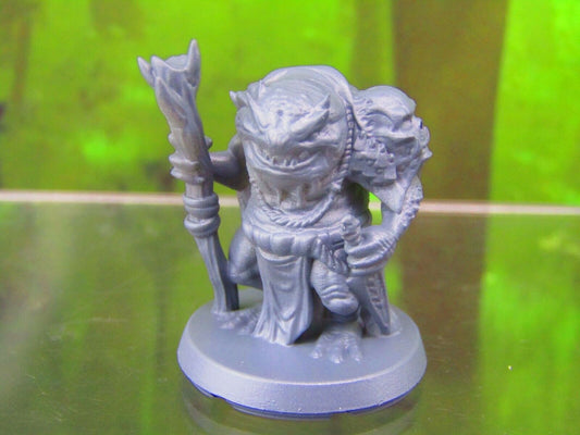 Green Slaad Mini Miniatures 3D Printed Resin Model Figure 28/32mm Scale RPG