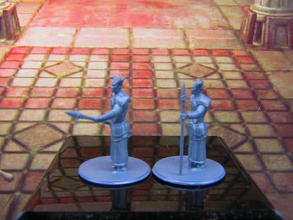 Devout Masked Demonic Cultist Guard Pair Mini Miniature Model Character Figure