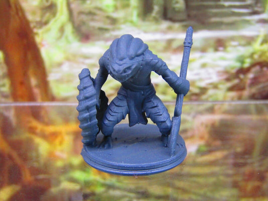Deepfin Marloch Tribe Warrior w/ Spear Mini Miniature Figure 3D Printed Model