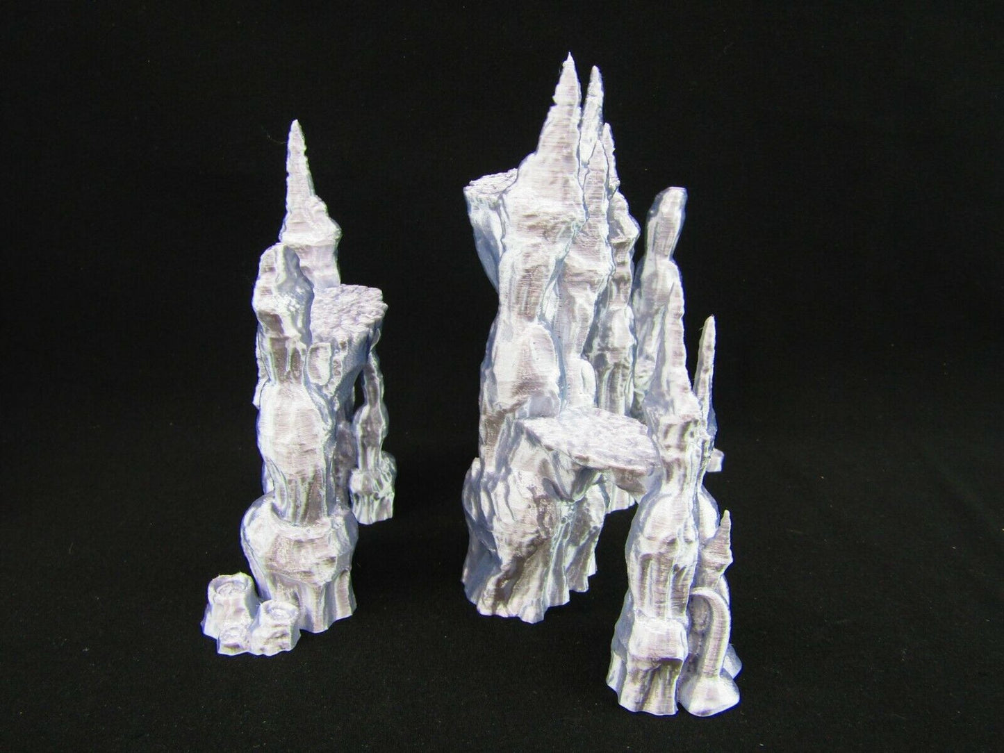 2pc Jagged Stone Perches / Walkways / Sniper Points Scatter Terrain Scenery
